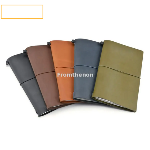 Genuine Leather Travelers Notebook Passport Personal Diary Vintage Journal Notebooks And Journals Retro Stationery Business Gift