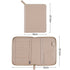 Moterm Genuine Pebbled Grain Leather B6 Zip Cover with Top Pocket Cowhide Planner Zipper Notebook Organizer Agenda Journal Diary