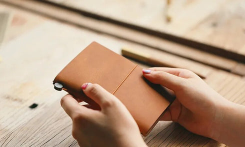 Genuine Leather Travelers Notebook Passport Personal Diary Vintage Journal Notebooks And Journals Retro Stationery Business Gift