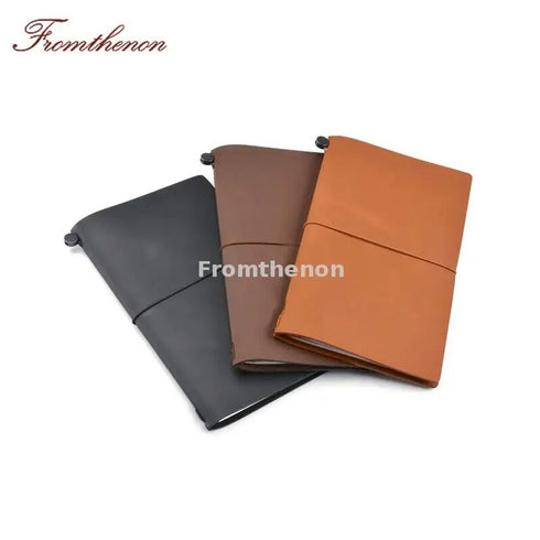 Genuine Leather Travelers Notebook Passport Personal Diary Vintage Journal Notebooks And Journals Retro Stationery Business Gift