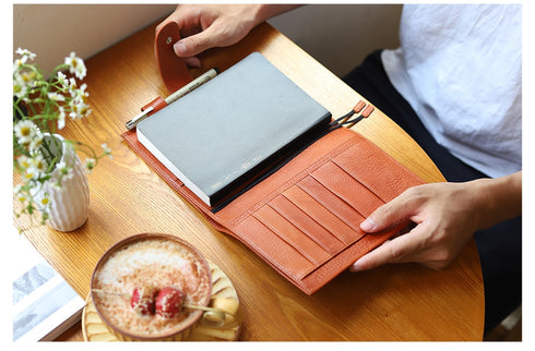 Moterm Full Grain Vegetable Tanned Leather Original B6 Plus Cover for B6 Stalogy Notebook Planner Organizer Agenda Diary Journal