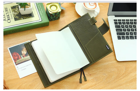 Moterm Full Grain Vegetable Tanned Leather Original B6 Plus Cover for B6 Stalogy Notebook Planner Organizer Agenda Diary Journal