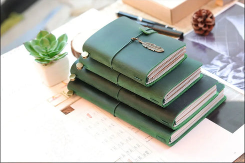 100% Genuine Leather Journal Travel Notebook