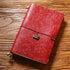 100% Genuine Leather Travel Journal Embossed Flower Cover