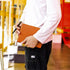 Moterm Genuine Pebbled Grain Leather B6 Zip Cover with Top Pocket Cowhide Planner Zipper Notebook Organizer Agenda Journal Diary