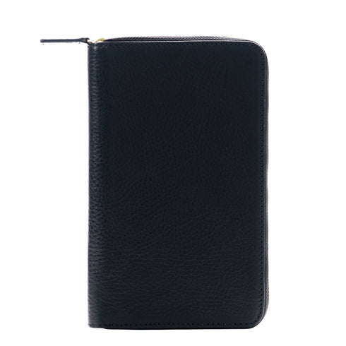 Moterm Full Grain Vegetable Tanned Cowhide Planner Zip Weeks 2.0 Cover for Hobo Weeks/ Mega Notebook Organizer Journal Diary
