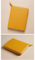 Moterm Genuine Pebbled Grain Leather B6 Zip Cover with Top Pocket Cowhide Planner Zipper Notebook Organizer Agenda Journal Diary