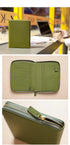 Moterm Genuine Pebbled Grain Leather B6 Zip Cover with Top Pocket Cowhide Planner Zipper Notebook Organizer Agenda Journal Diary