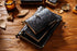 100% Genuine Leather Travel Journal Embossed Flower Cover