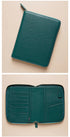 Moterm Genuine Pebbled Grain Leather B6 Zip Cover with Top Pocket Cowhide Planner Zipper Notebook Organizer Agenda Journal Diary