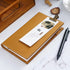 Genuine Natural Leather Cover A5 A6 B6 Journal Outdoor Travel Note Book Pen Clip Solid Retro Durable