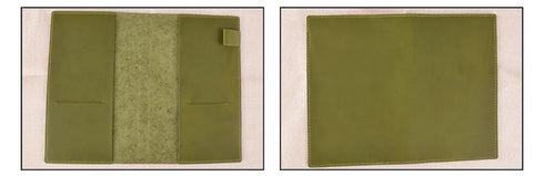 Genuine Natural Leather Cover A5 A6 B6 Journal Outdoor Travel Note Book Pen Clip Solid Retro Durable