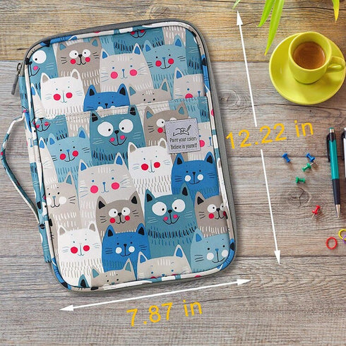Extra Large Pencil Case Pen Case Cute Travel Case Marker Case Triple Layer Case | Fits 92 or 192 Pens