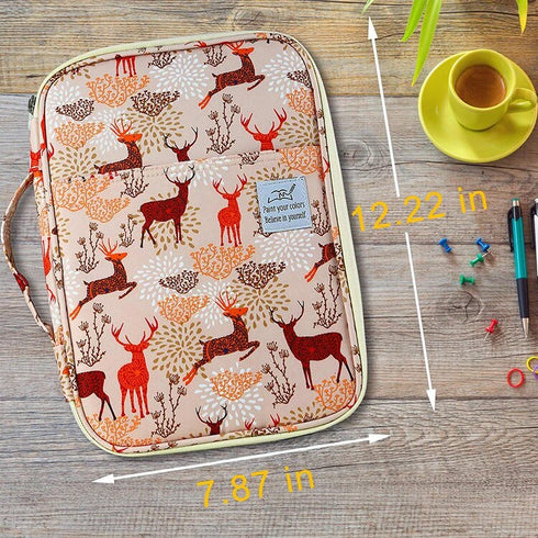 Extra Large Pencil Case Pen Case Cute Travel Case Marker Case Triple Layer Case | Fits 92 or 192 Pens