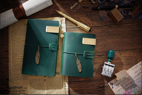 100% Genuine Leather Journal Travel Notebook