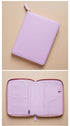 Moterm Genuine Pebbled Grain Leather B6 Zip Cover with Top Pocket Cowhide Planner Zipper Notebook Organizer Agenda Journal Diary