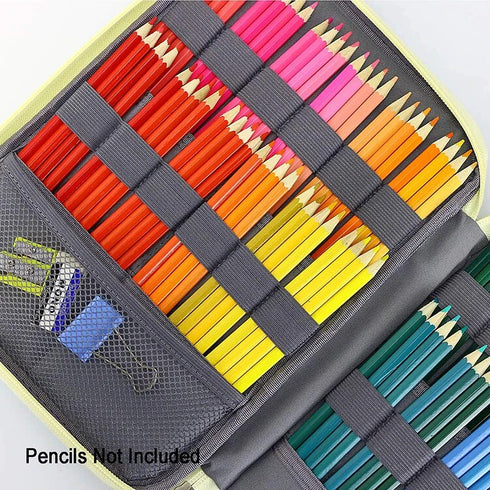 Extra Large Pencil Case Pen Case Cute Travel Case Marker Case Triple Layer Case | Fits 92 or 192 Pens