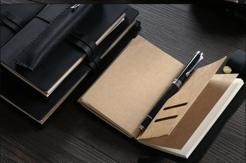 100% Genuine Leather Journal Travel Notebook