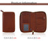 Moterm Full Grain Vegetable Tanned Cowhide Planner Zip Weeks 2.0 Cover for Hobo Weeks/ Mega Notebook Organizer Journal Diary
