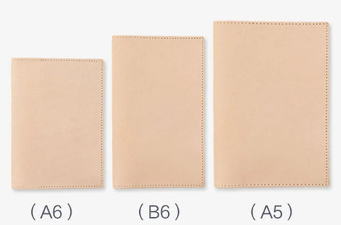 Genuine Natural Leather Cover A5 A6 B6 Journal Outdoor Travel Note Book Pen Clip Solid Retro Durable