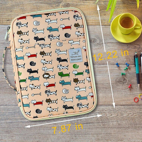 Extra Large Pencil Case Pen Case Cute Travel Case Marker Case Triple Layer Case | Fits 92 or 192 Pens