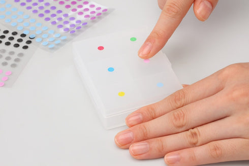 Stalogy Circular Washi Tape Patches | 5mm SHUFFLE SPACE