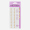 MIDORI Chiratto Index Label Months Gold Colors Planner Index Tabs Notebook Index Tabs Multi-color Index Tabs Multi-color Index Labels