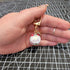 JAPANESE OMAMORI GOLD Cat Kitty Planner Charm Good Luck Bell Good Luck Charm Water Tone Bell | 2 X .080 Inches