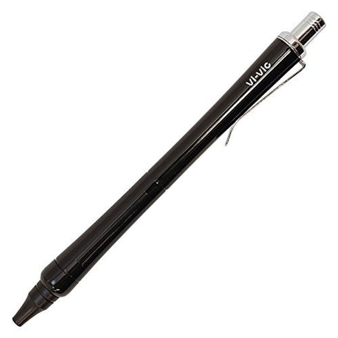 PINK Ohto Vi-Vic 0.7mm Aluminum Needlepoint Pen Ballpoint Pen Black Ink | NPB-407V
