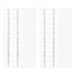 Midori Chiratto PINK SMALL NUMBERED Index Label Colors Planner Index Tabs | 82605006