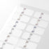 Midori Chiratto GRAY SMALL NUMBERED Index Label Colors Planner Index Tabs | 82604006