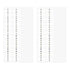 Midori Chiratto BLUE SMALL NUMBERED Index Label Colors Planner Index Tabs | 82606006