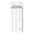 Midori Chiratto GRAY SMALL NUMBERED Index Label Colors Planner Index Tabs | 82604006
