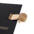 ROSE GOLD Copper Metal Spring Pen Clip Pen Holder | Holds Large Pens Too