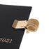 GOLD Metal Spring Pen Clip Pen Holder | Holds Large Pens Too