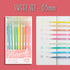 Languo Morandi NORDIC SET Color Gel 9 Pen Set 0.5mm Black Out Planning Milky gel Pen Set Fine Point Set | D0222