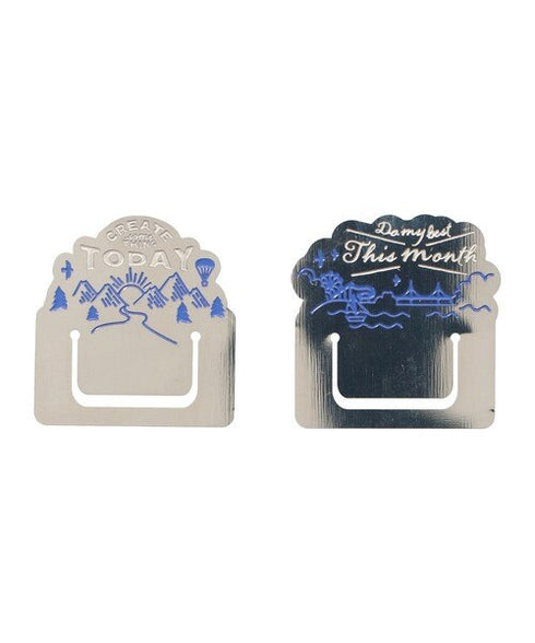 Mark's FLOWER S Index Clips Stainless Steel Bookmark Clip Page Clip Bookmarker Clip Bookmark Clip Index Tab