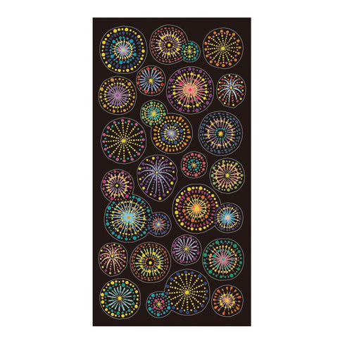 Mindwave 2023 Collection FIREWORKS Seals Kiji Shoji Seals Washi Stickers Seals Bujo Stickers Scrapbooking Stickers | 81220