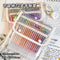 CLEAR PEN CASE (One) For Languo Color Gel 6 Pen Set 0.6mm Black Out Planning Pen Set Fine Point Set | 9 Pens