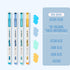 Dianshi NO SMEAR MORANDI Color Highlighter Set Refillable Highlighter Set Eco-Conscious Seven Series 4 Pen Set | Ds-834