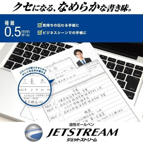 PALE GREEN Uni Jetstream 0.5mm LIMITED Edition 4&1 4 Color Ballpoint Multi Pen Pencil Included Pen Body Knock Multi-Body | MSXE5-1000
