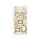 MU Lifestyle Pop-Up 3D Embossed Stickers Picture Frames Gold Foil Frame Victorian Frame Gothic Frame 3D Stickers Applique Stickers | 04