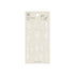 MU Lifestyle Pop-Up 3D Embossed Stickers White Flowers Baby's Breath Eucalyptus White Foliage 3D Stickers Applique Stickers | 07