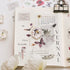 MU Lifestyle Print-On Stickers Fantasia Butterflies Garden Flowers Vernal Cosmos Rub-On Stickers Transfer Stickers Translucent Sticker | 240