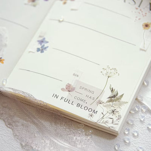 MU Lifestyle Print-On Stickers Fantasia Butterflies Garden Flowers Vernal Cosmos Rub-On Stickers Transfer Stickers Translucent Sticker | 240