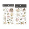 MU Lifestyle Print-On Stickers Self-Care Clothing Shopping Reading Relaxation Rub-On Stickers Transfer Stickers Translucent Sticker | 244