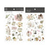 MU Lifestyle Print-On Stickers Self-Care Clothing Shopping Reading Relaxation Rub-On Stickers Transfer Stickers Translucent Sticker | 244
