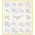 NB Co., Ltd Japan Flower Border Flower Frame Colored Paper Flake Sticker Paper Stickers Color Flake Seals Embellishment Sticker | 2564114