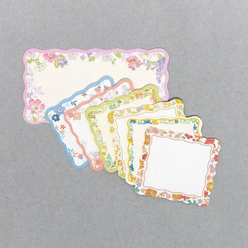 NB Co., Ltd Japan Flower Border Flower Frame Colored Paper Flake Sticker Paper Stickers Color Flake Seals Embellishment Sticker | 2564114