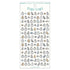 Mind Wave TINY TINY GHOSTS Stickers Ghostie Stickers Spooky Stickers Scary Stickers Halloween Clear Stickers Seals Bujo Sticker | 81864